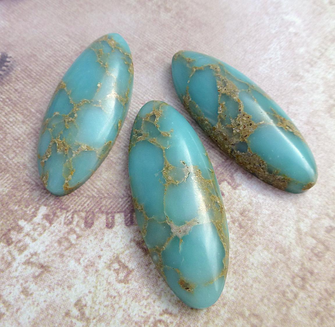 Lab Created Regalite Oval Cabochon Pack of 2