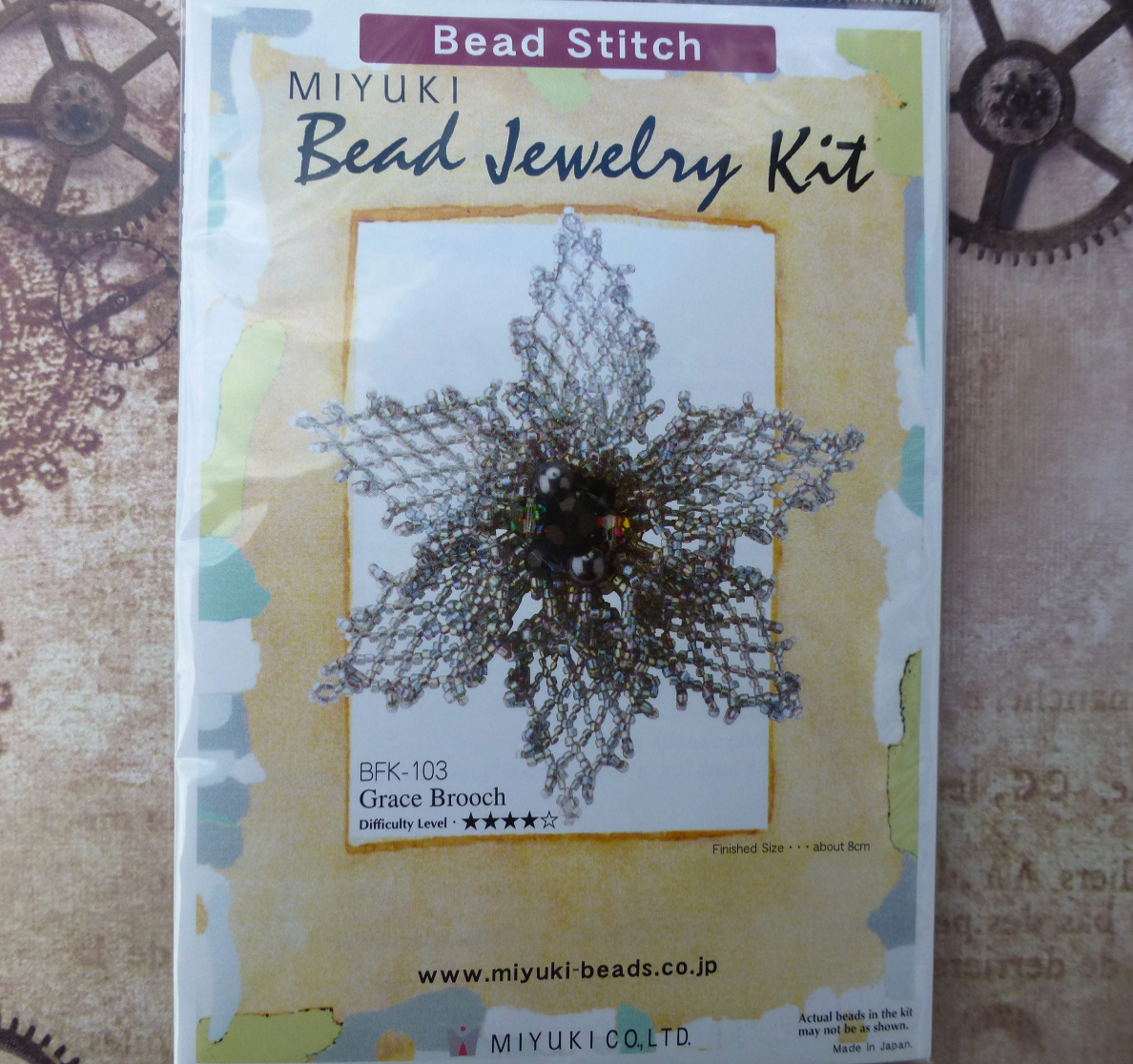 Grace Brooch Miyuki Beading Kit