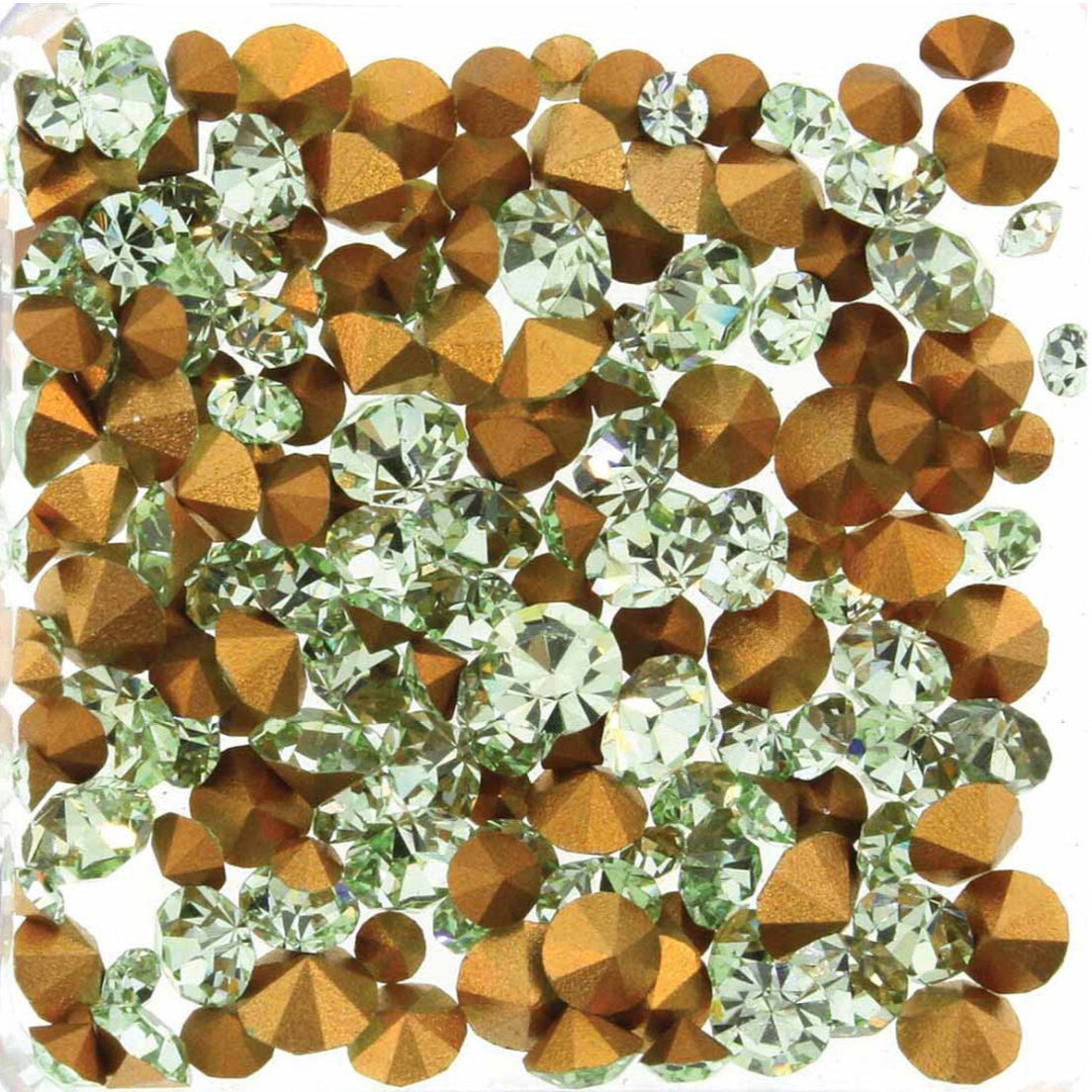 Crystalite Preciosa Chaton Rhinestones - 5 Grams of Mix Sizes