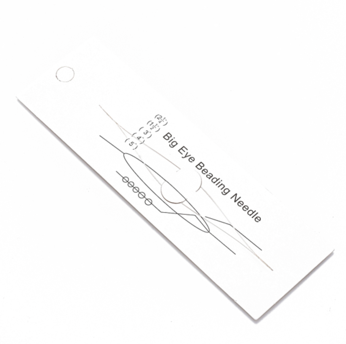 Collapsible Big Eye Beading Needle, Seed Bead Needle 125mm x 0.3mm
