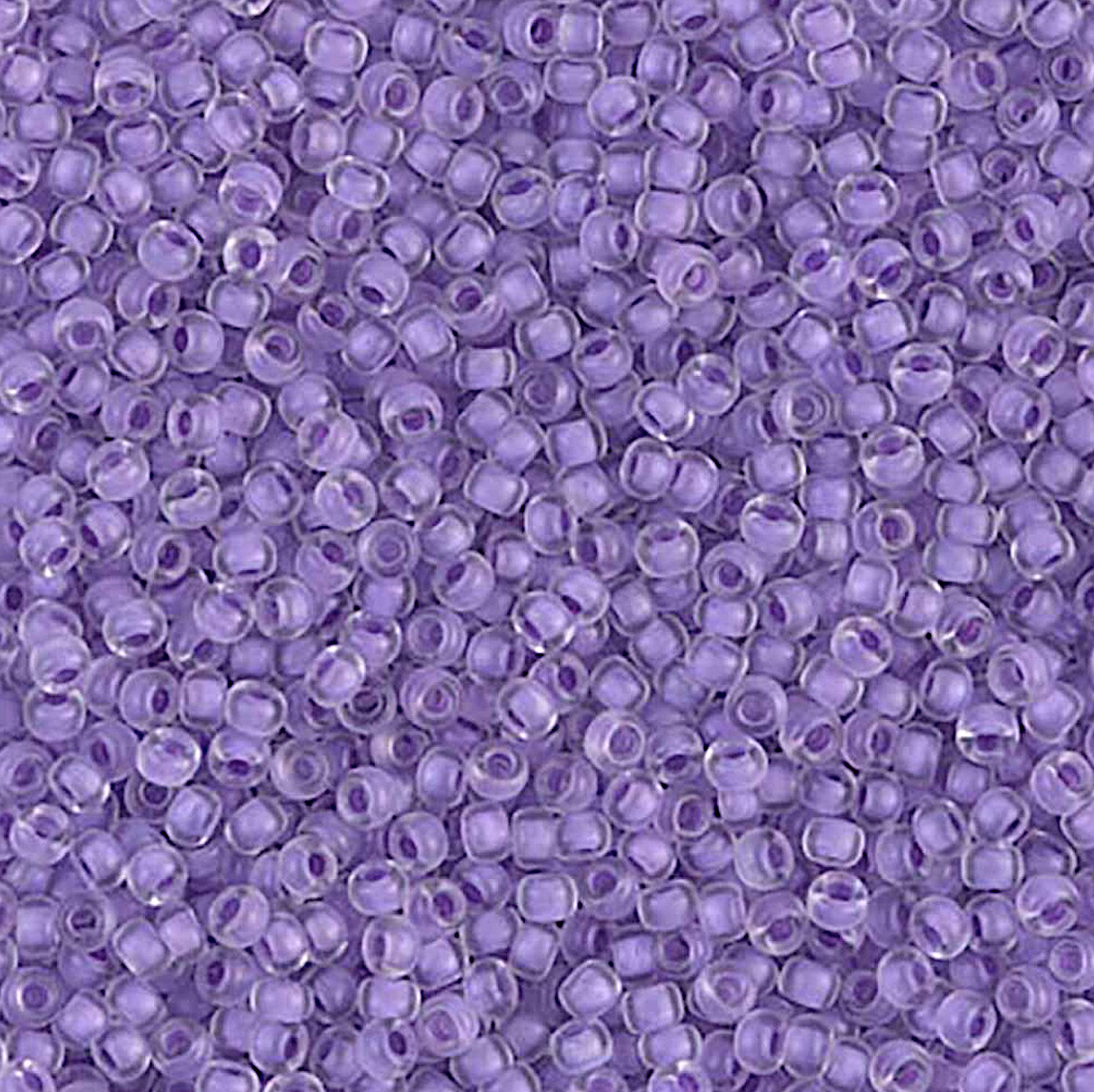 Semi Matte Lilac Lined Crystal 11-1924 Miyuki 11/0 Round Japanese Seed Beads 20 grams