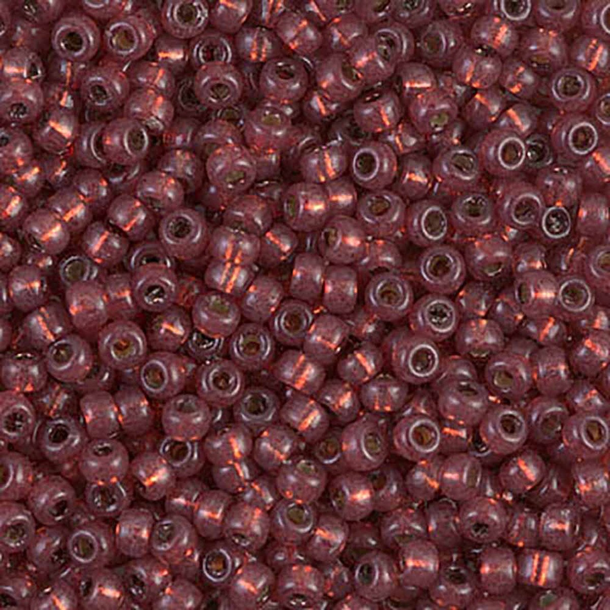 Silver Lined Dyed Nutmeg Duracoat 8-4245 Miyuki 8/0 Round Japanese Seed Beads 20 grams