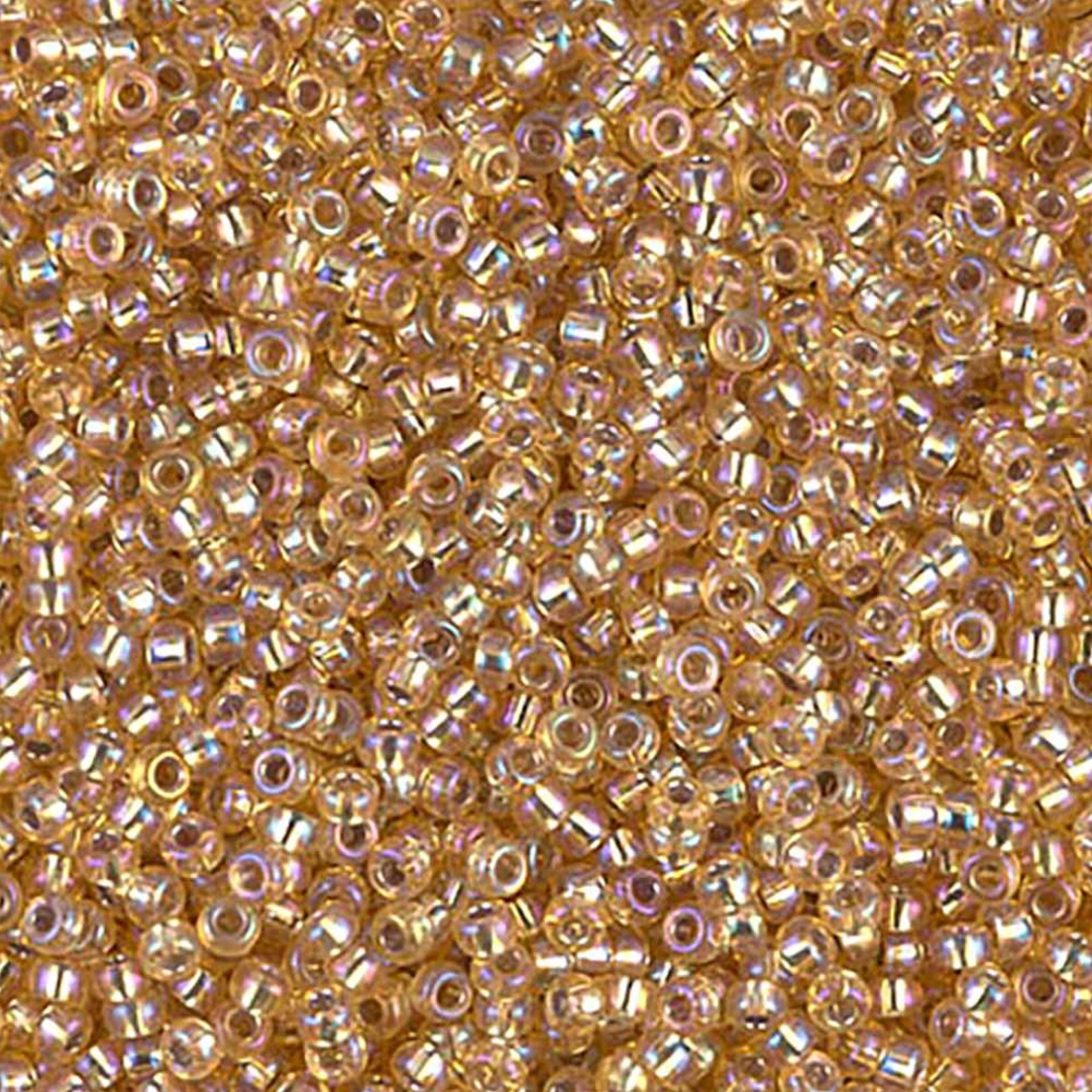 Silver Lined Gold AB 11-1003 Miyuki 11/0 Round Japanese Seed Beads 20 grams