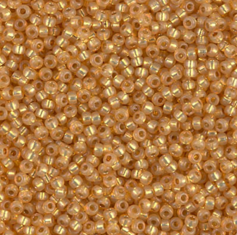 Silver Lined Golden Flax Duracoat 11-4231 Miyuki 11/0 Round Japanese Seed Beads 20 grams