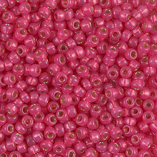 Silver Lined Hot Pink Duracoat 8-4239 Miyuki 8/0 Round Japanese Seed Beads 20 grams