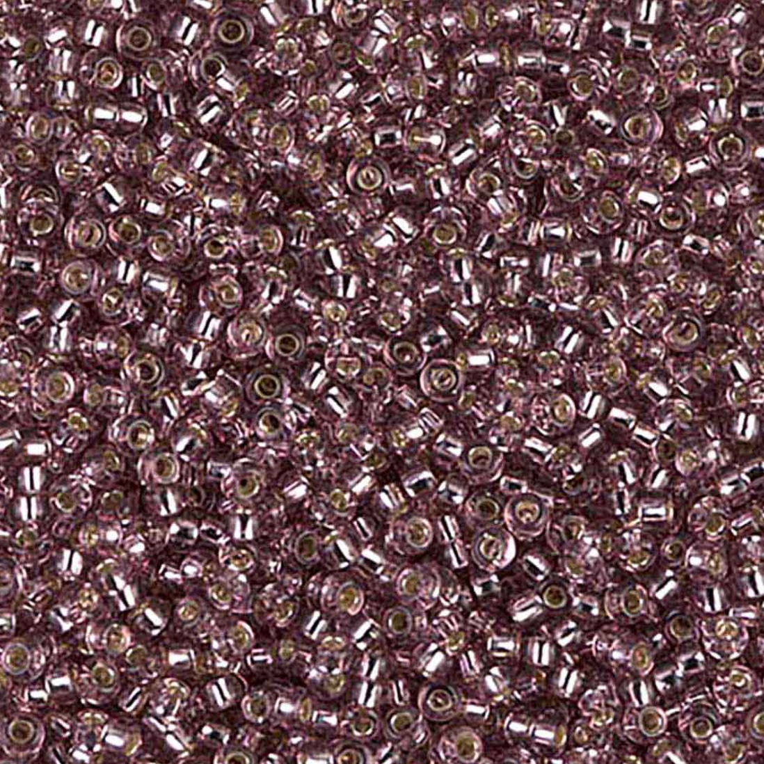 Silver Lined Smoky Amethyst 11-0012 Miyuki 11/0 Round Japanese Seed Beads 20 grams