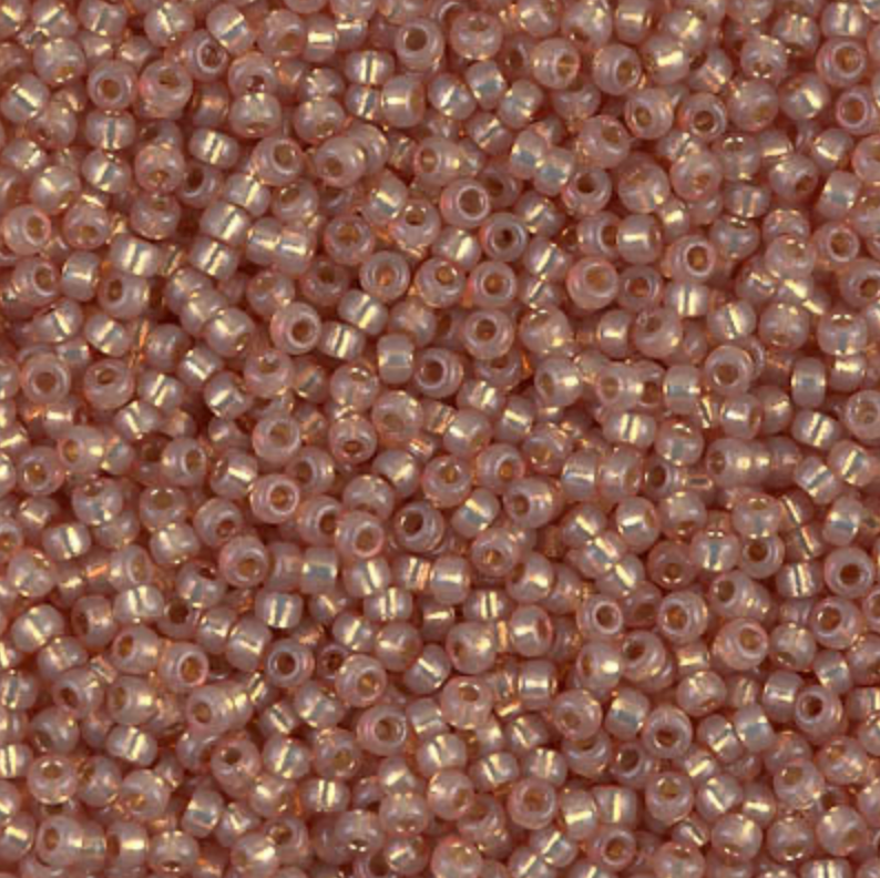 Silver Lined Tan Duracoat 11-4243 Miyuki 11/0 Round Japanese Seed Beads 20 grams