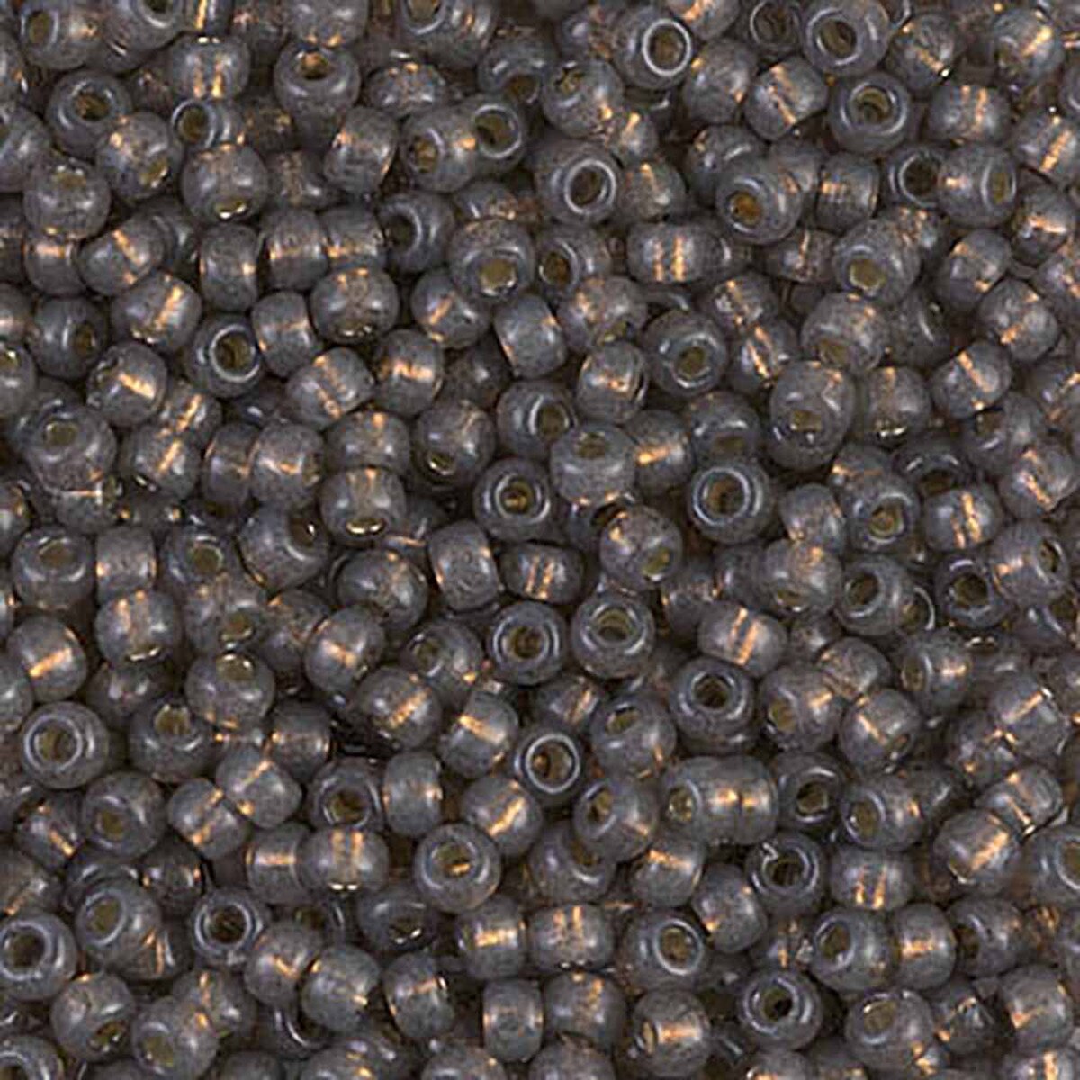 Silver Lined Taupe Duracoat 8-4250 Miyuki 8/0 Round Japanese Seed Beads 20 grams