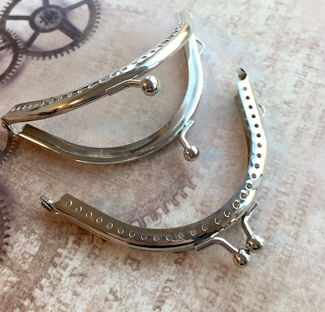 Silver Smooth Purse Frame