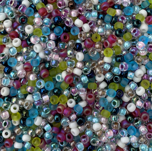 Spring Flowers Mix  8-MIX15 Miyuki 8/0 Round Japanese Seed Beads 20 grams