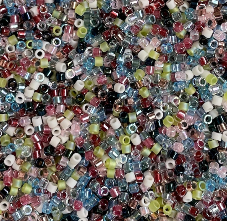 Spring Flowers Mix DBM-mix15 Miyuki Delica 10/0 Japanese Cylinder Beads 10 grams