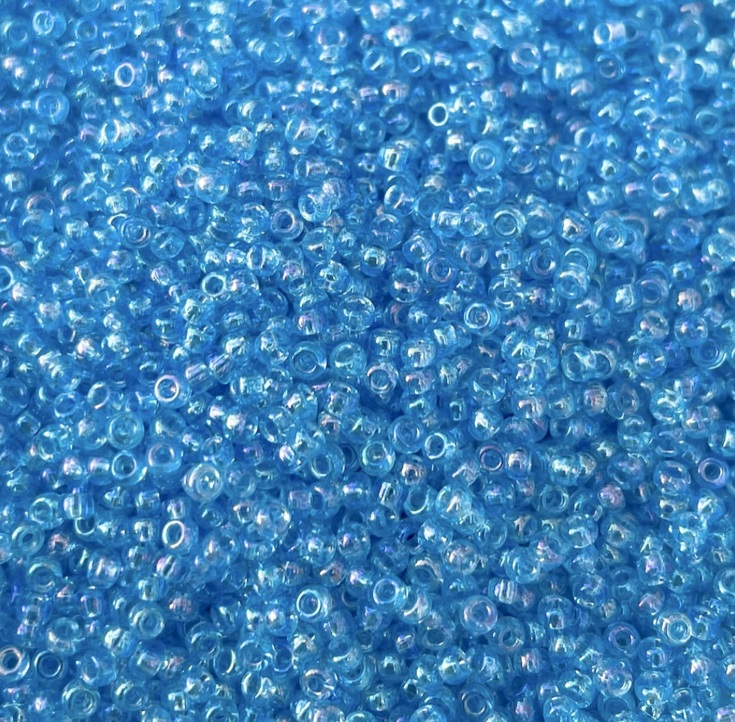 Transparent Aqua AB 11-0260 Miyuki 11/0 Round Japanese Seed Beads 20 grams