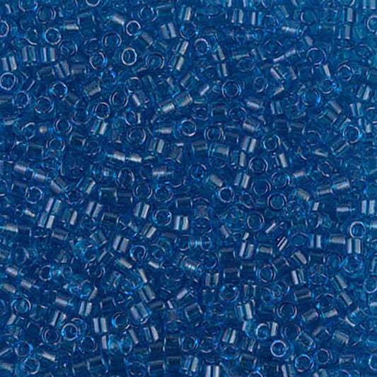 Transparent Aqua DBM0714 Miyuki Delica 10/0 Japanese Cylinder Beads 10 grams