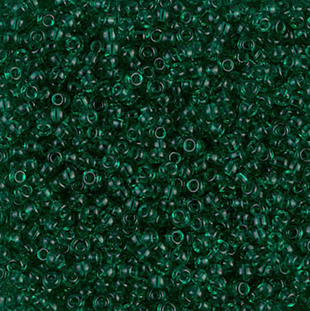 Transparent Emerald 11-0147 Miyuki 11/0 Round Japanese Seed Beads 20 grams