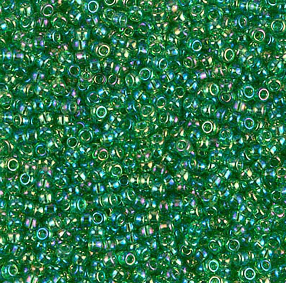 Transparent Light Green AB 11-0179L Miyuki 11/0 Round Japanese Seed Beads 20 grams
