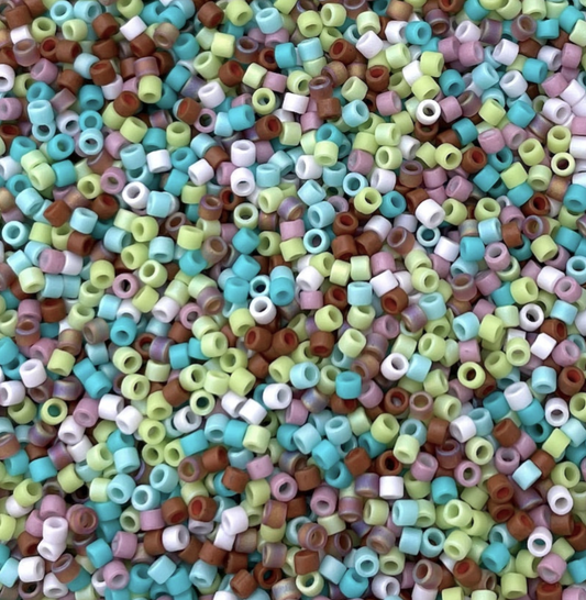 Tres Chic Mix DB-mix9012 Miyuki Delica 11/0 Japanese Cylinder Beads 10 grams