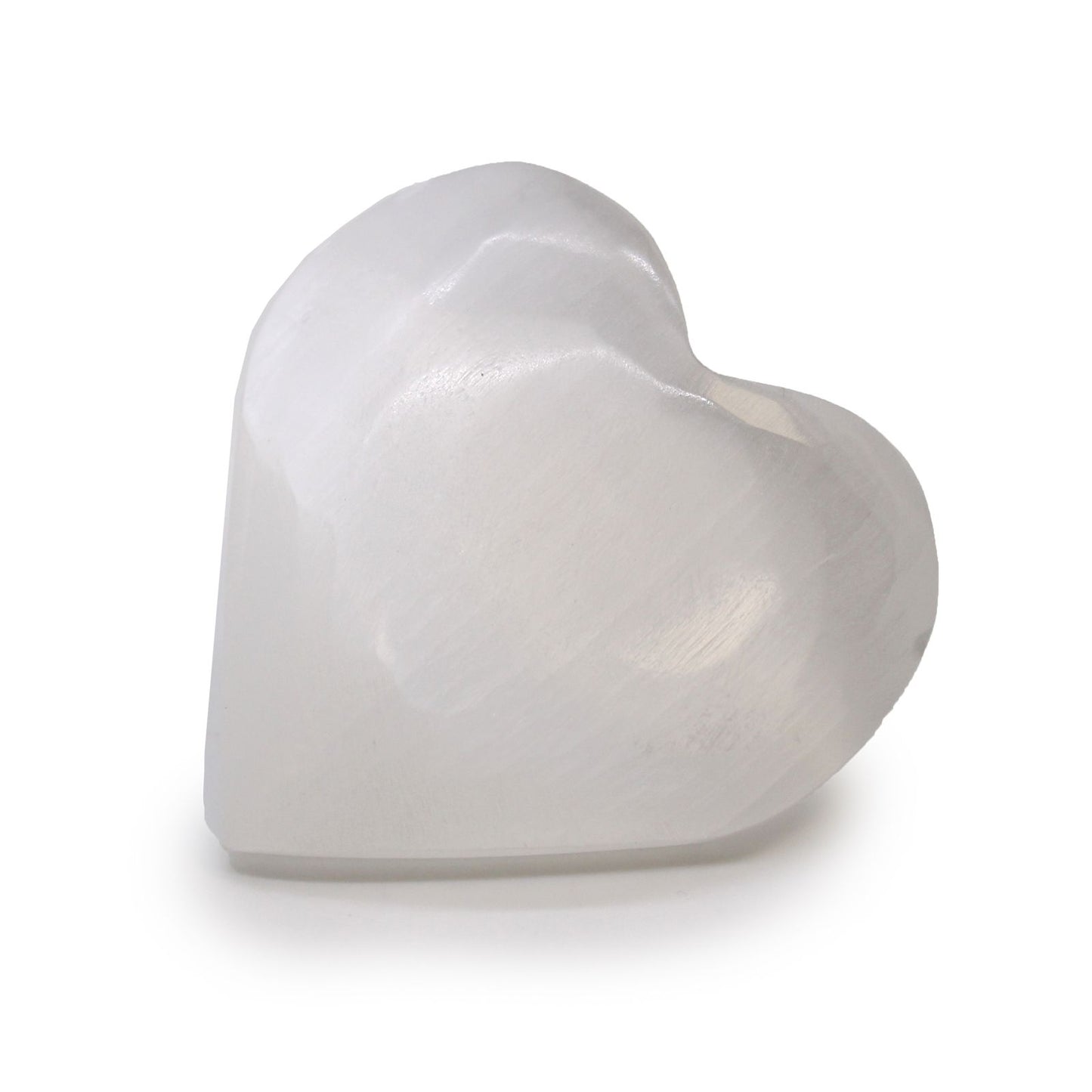 Selenite Heart - 7 cm