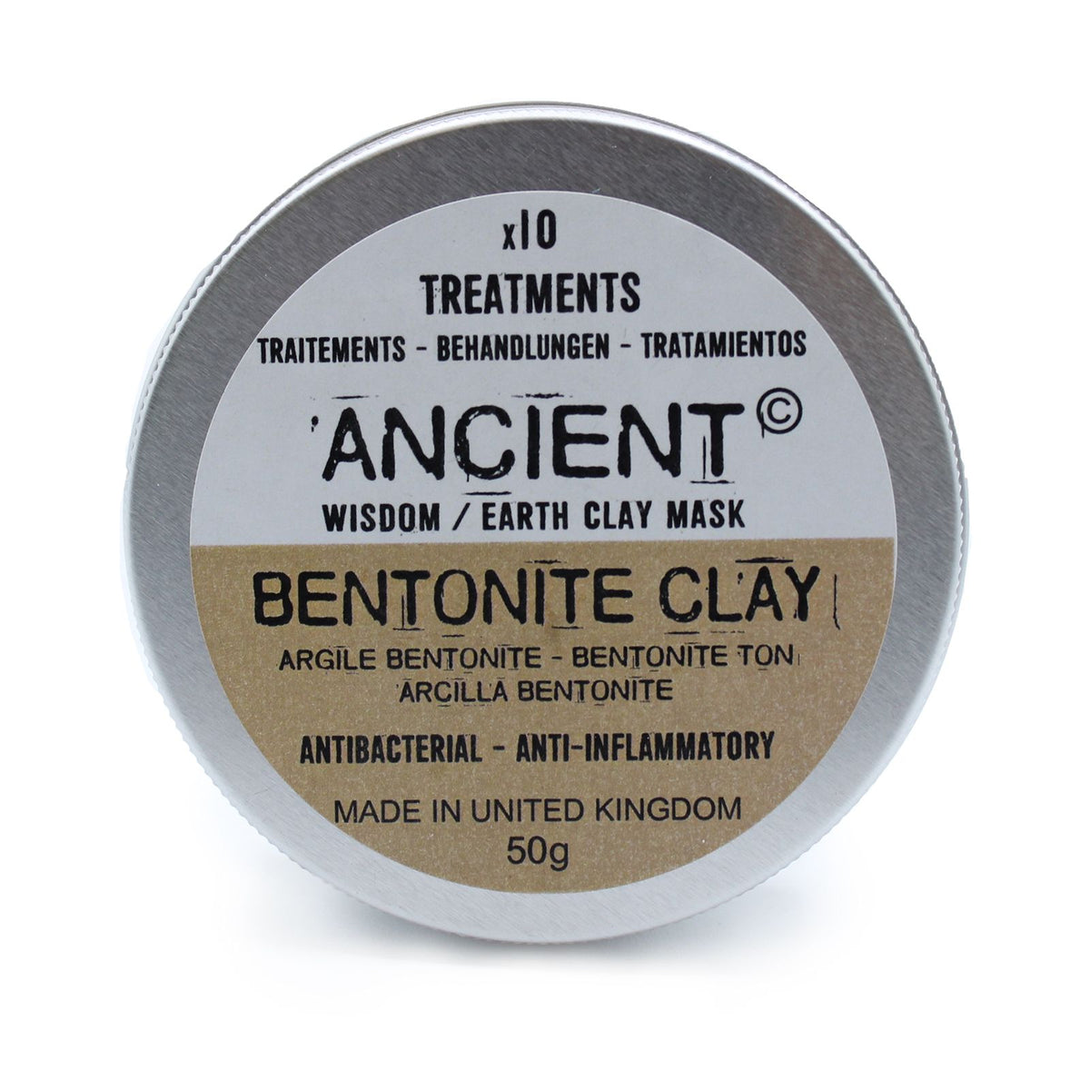 Bentonite Clay Anti-acne, Soothing, Healing Face Mask 50g