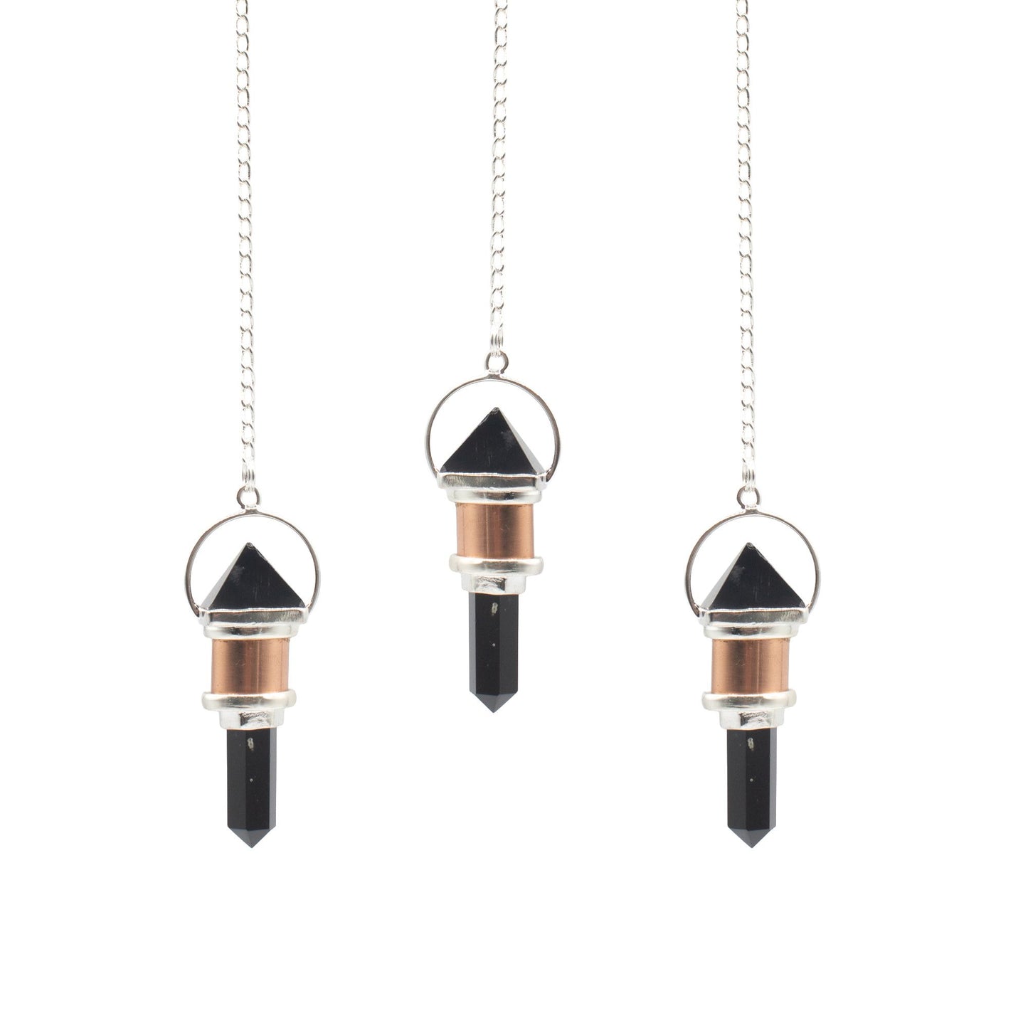 Obsidian Copper Pendulum The Night Watcher
