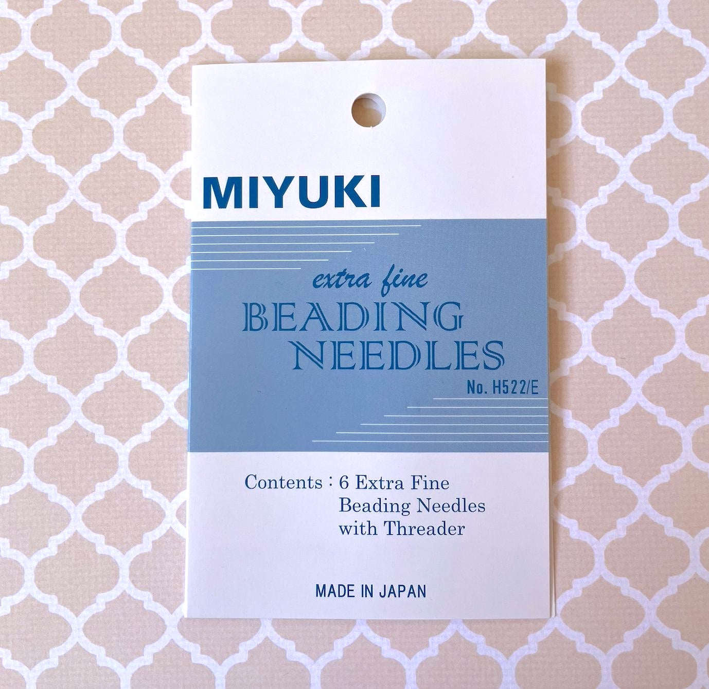 Miyuki 6 pcs Extra Fine Beading Needles With Threader