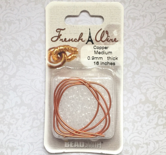 0.9mm Fine French Wire Copper Colour Gimp Bullion Wire