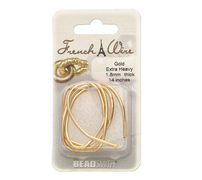 1.88mm French Wire Gold Colour Gimp Bullion Wire