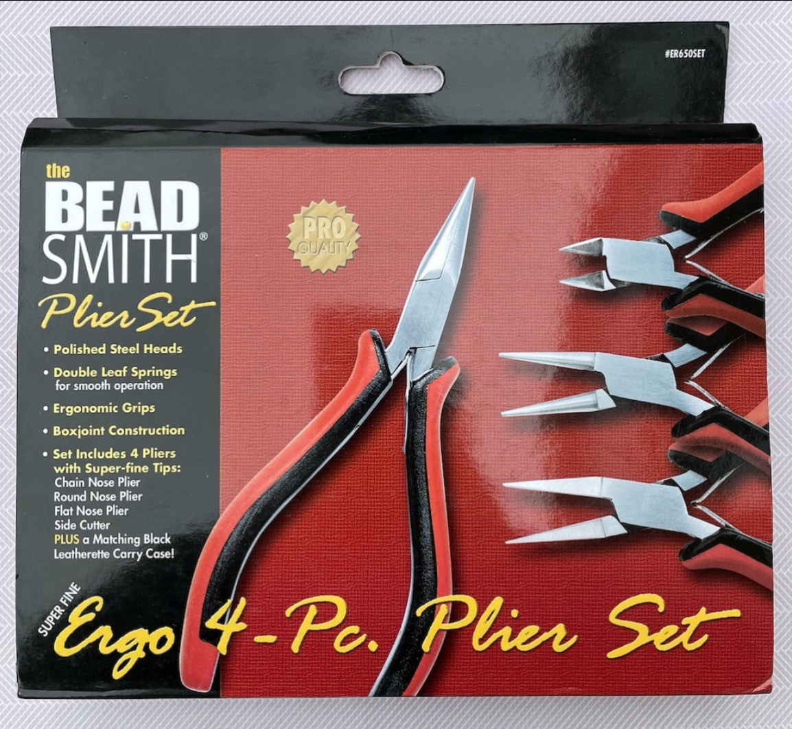 4 Piece Super Fine Ergo Pliers Set by Beadsmith