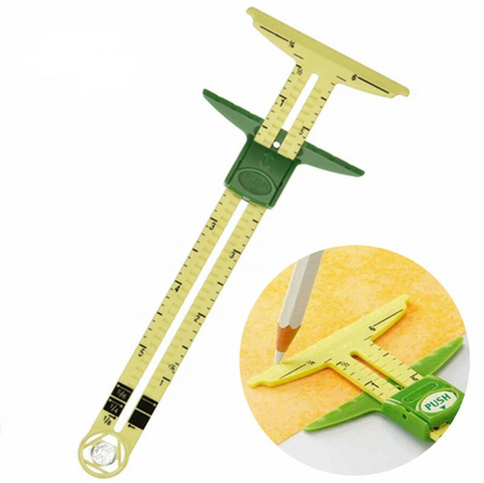 5-in-1 Sliding Gauge Sewing Tool, Quilting Tool by Clover