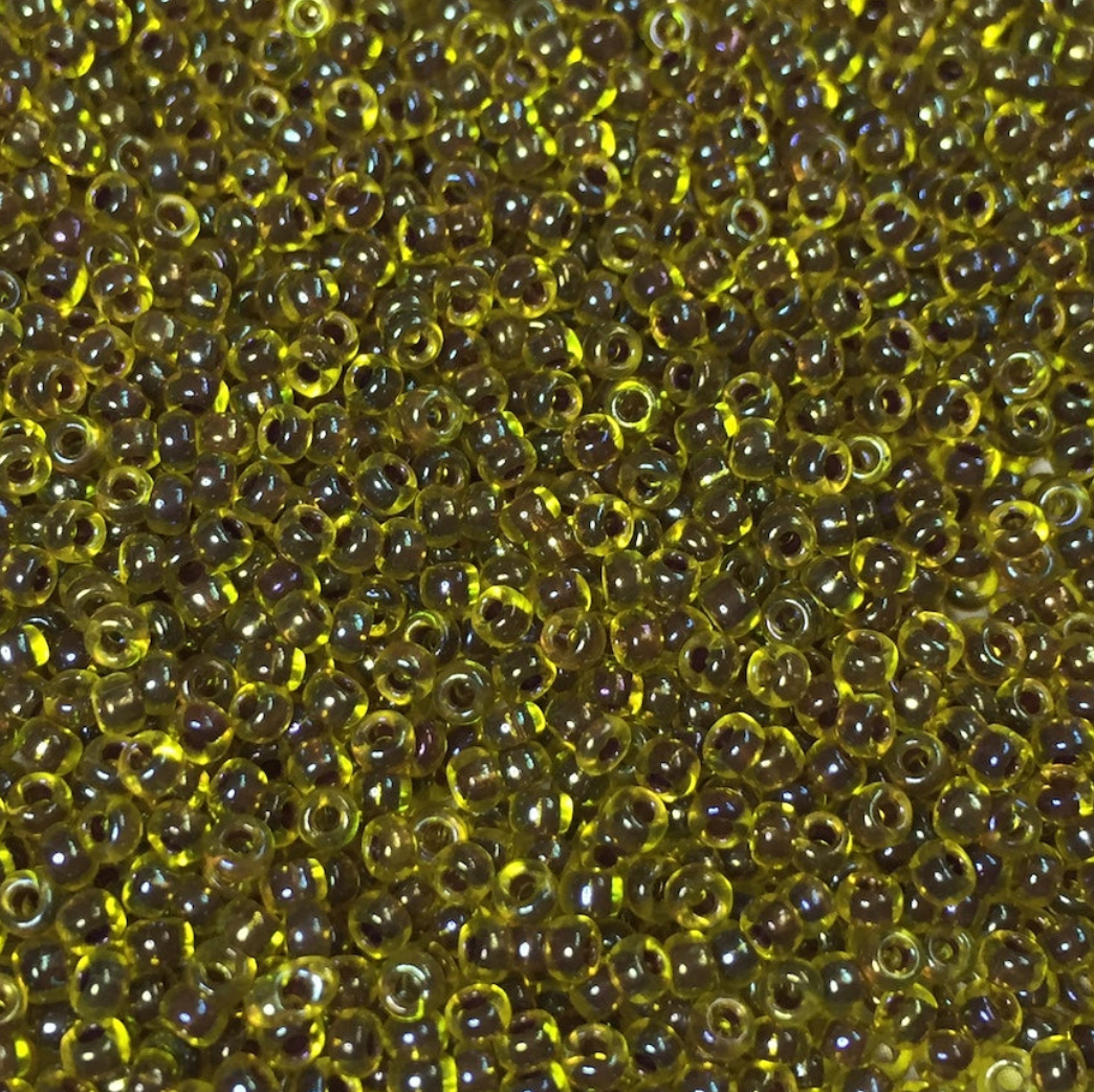 Amethyst Lined Yellow 11-0334 Miyuki 11/0 Round Japanese Seed Beads 20 grams