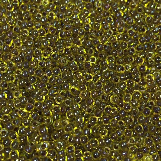 Amethyst Lined Yellow 11-0334 Miyuki 11/0 Round Japanese Seed Beads 20 grams