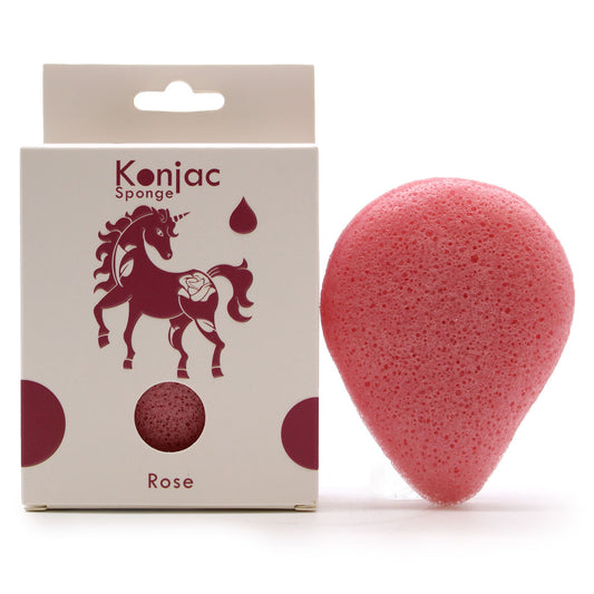 Anti-aging Rose Teardrop Konjac Sponge