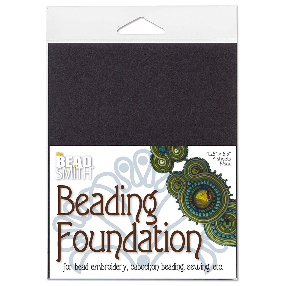 Small Beading Foundation 4 Black Sheets