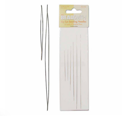 Big Eye Beading Needles by Beadsmith Six Pack Assorted Sizes