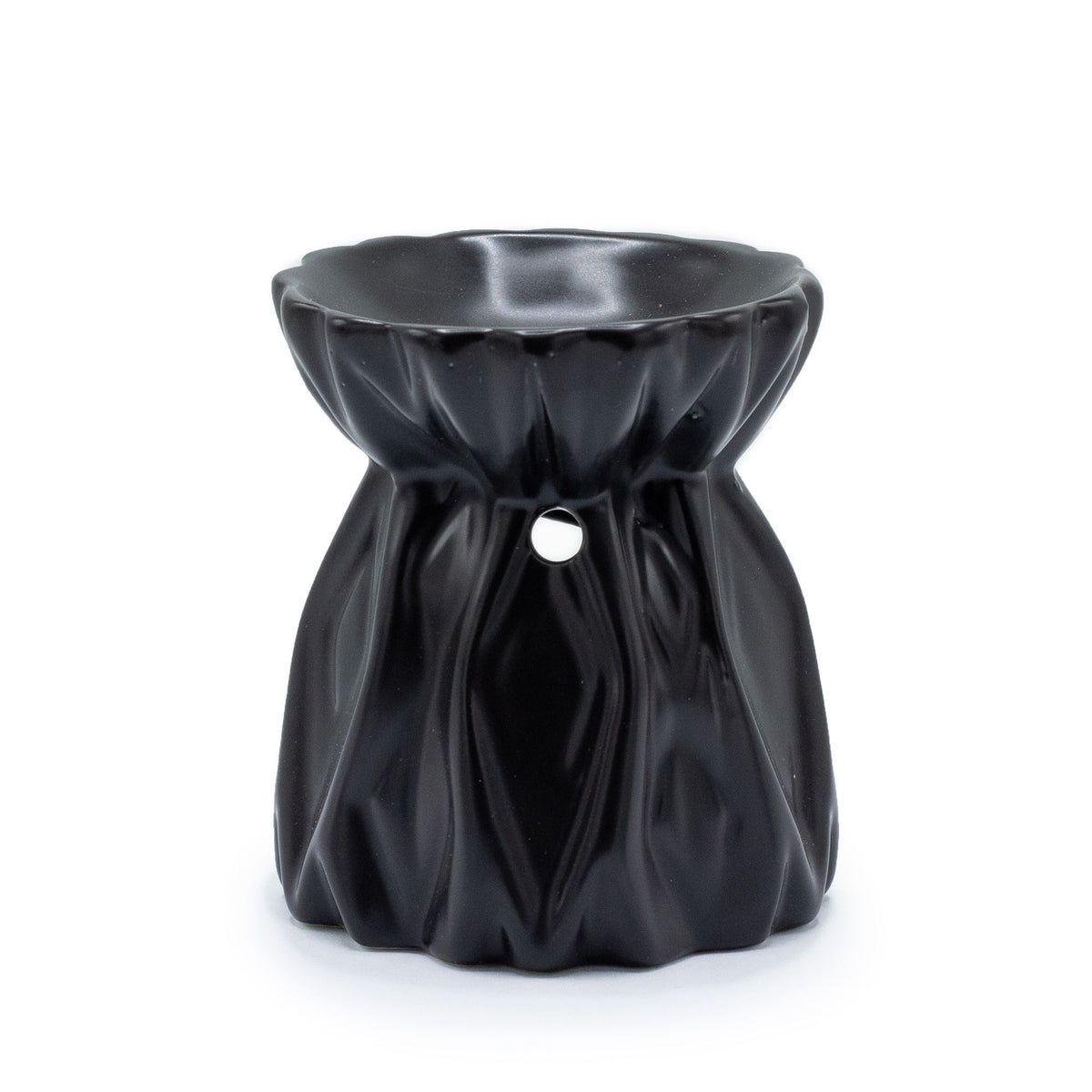 Black Geometric Oil Burner 