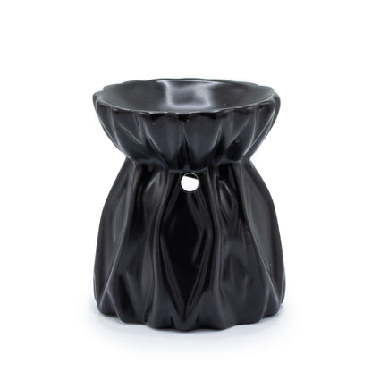Black Geometric Oil Burner 