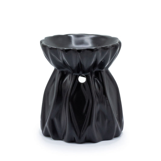 Black Geometric Oil Burner 