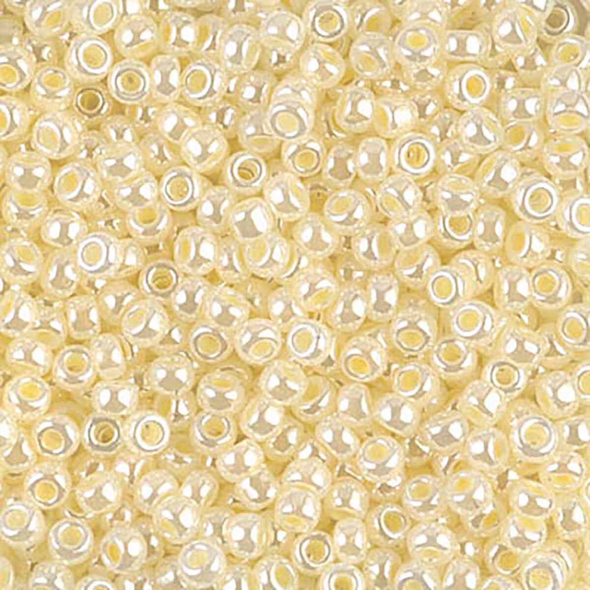 Butter Cream Ceylon 8-0527 Miyuki 8/0 Round Japanese Seed Beads 20 grams
