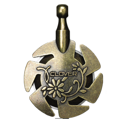 Clover Thread Cutter Pendant Antique Gold CL3105