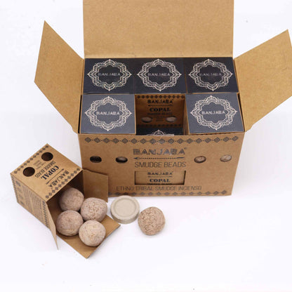 Copal Banjara Smudge Beads and Bead Holder
