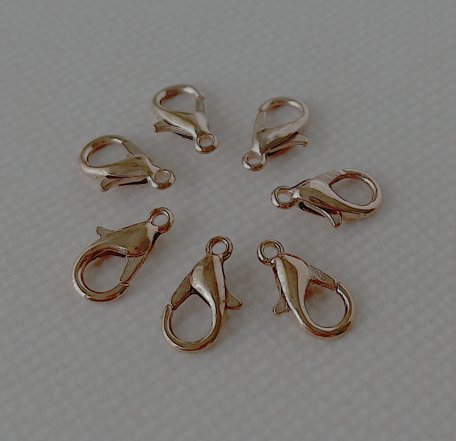 Copper Colour 12mm Lobster Claw Clasps - Pack of 50