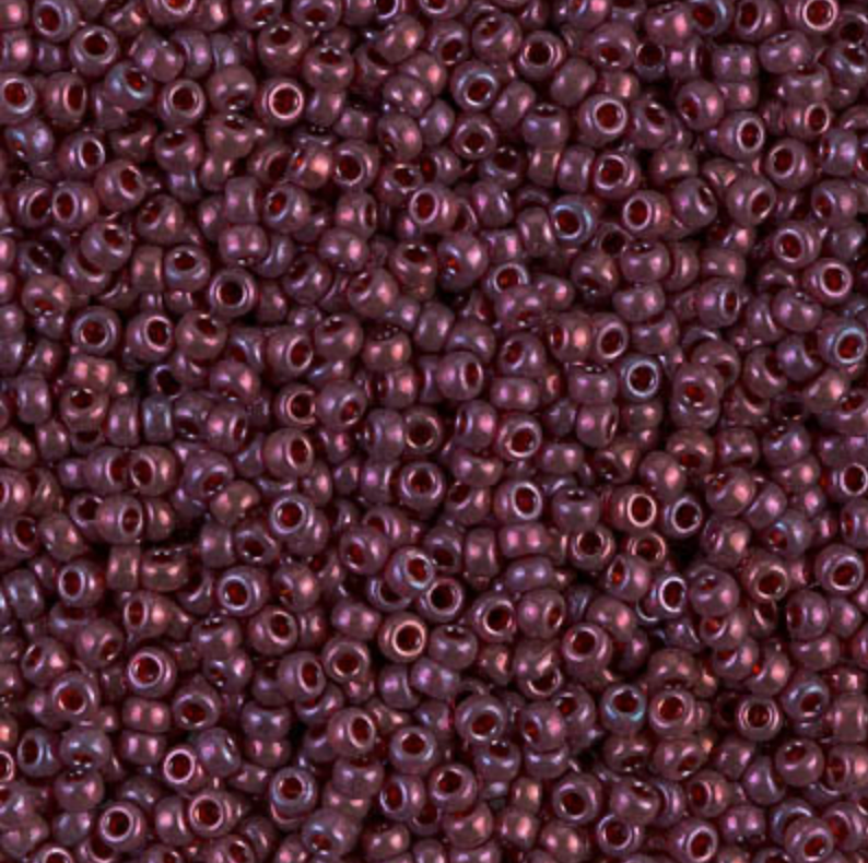 Cranberry Gold Luster 11-0313 Miyuki 11/0 Round Japanese Seed Beads 20 grams
