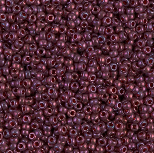 Cranberry Gold Luster 11-0313 Miyuki 11/0 Round Japanese Seed Beads 20 grams