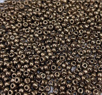 Dark Bronze Miyuki 11/0 Seed Beads 20 grams