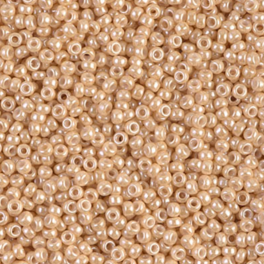 Dark Beige Ceylon 11-0593 Miyuki 11/0 Round Japanese Seed Beads 20 grams