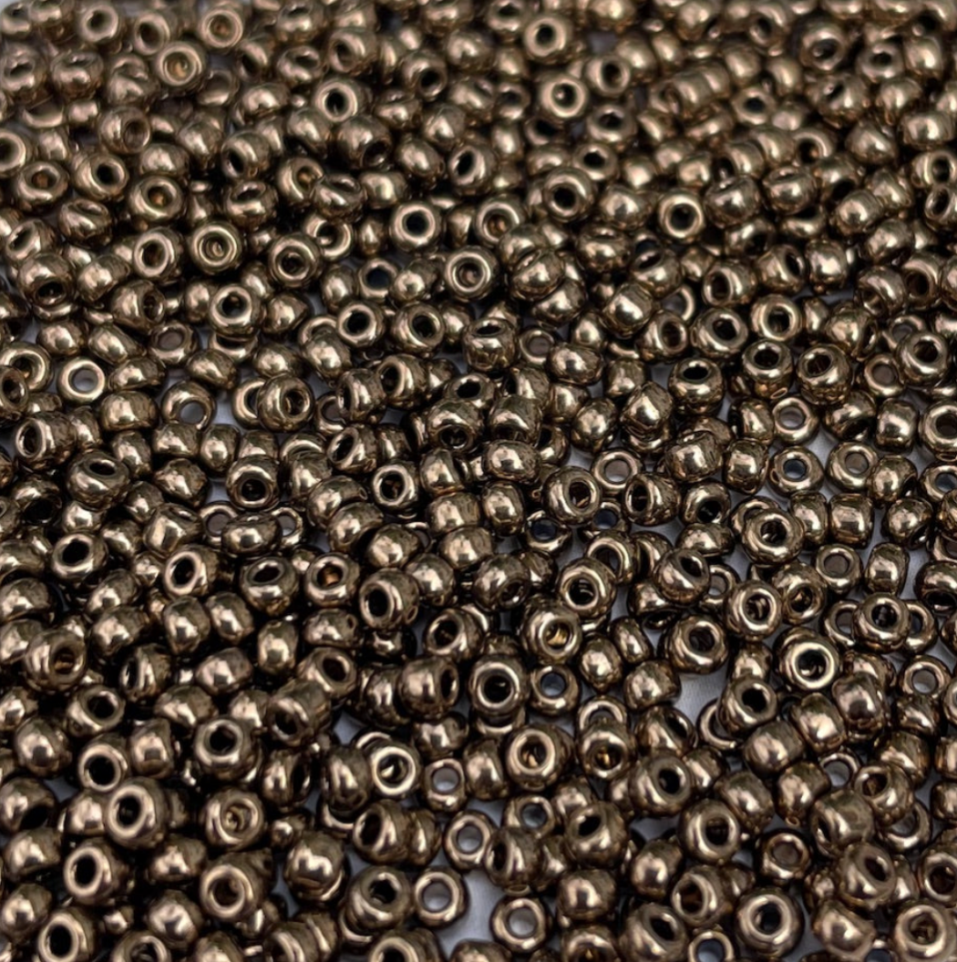 Dark Bronze 11-0457 Miyuki 11/0 Round Japanese Seed Beads 20 grams