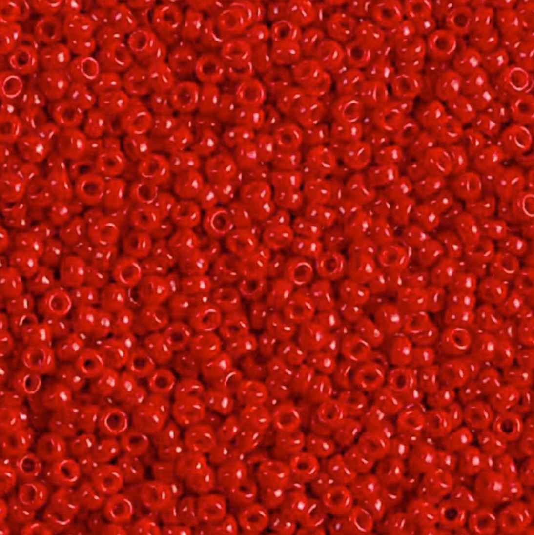 Dark Opaque Red 11-1684 Miyuki 11/0 Round Japanese Seed Beads 20 grams
