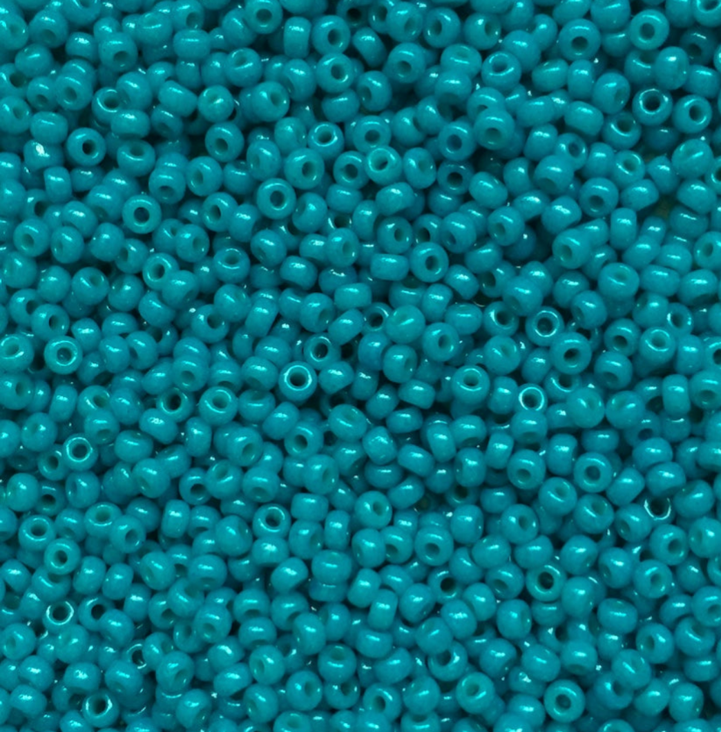 Dyed Dark Teal Green   11-1471 Miyuki 11/0 Round Japanese Seed Beads 20 grams