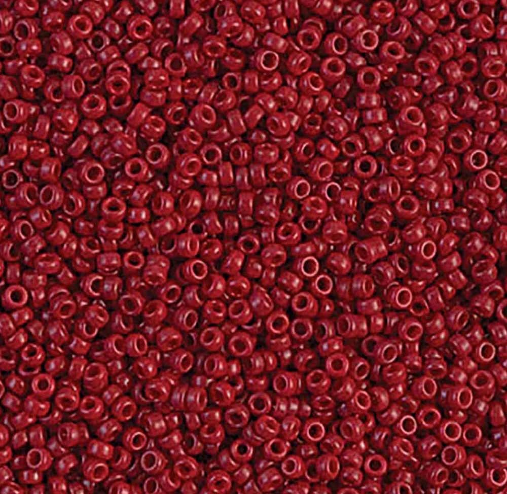Dyed Opaque Maroon 11-1464 Miyuki 11/0 Round Japanese Seed Beads 20 grams