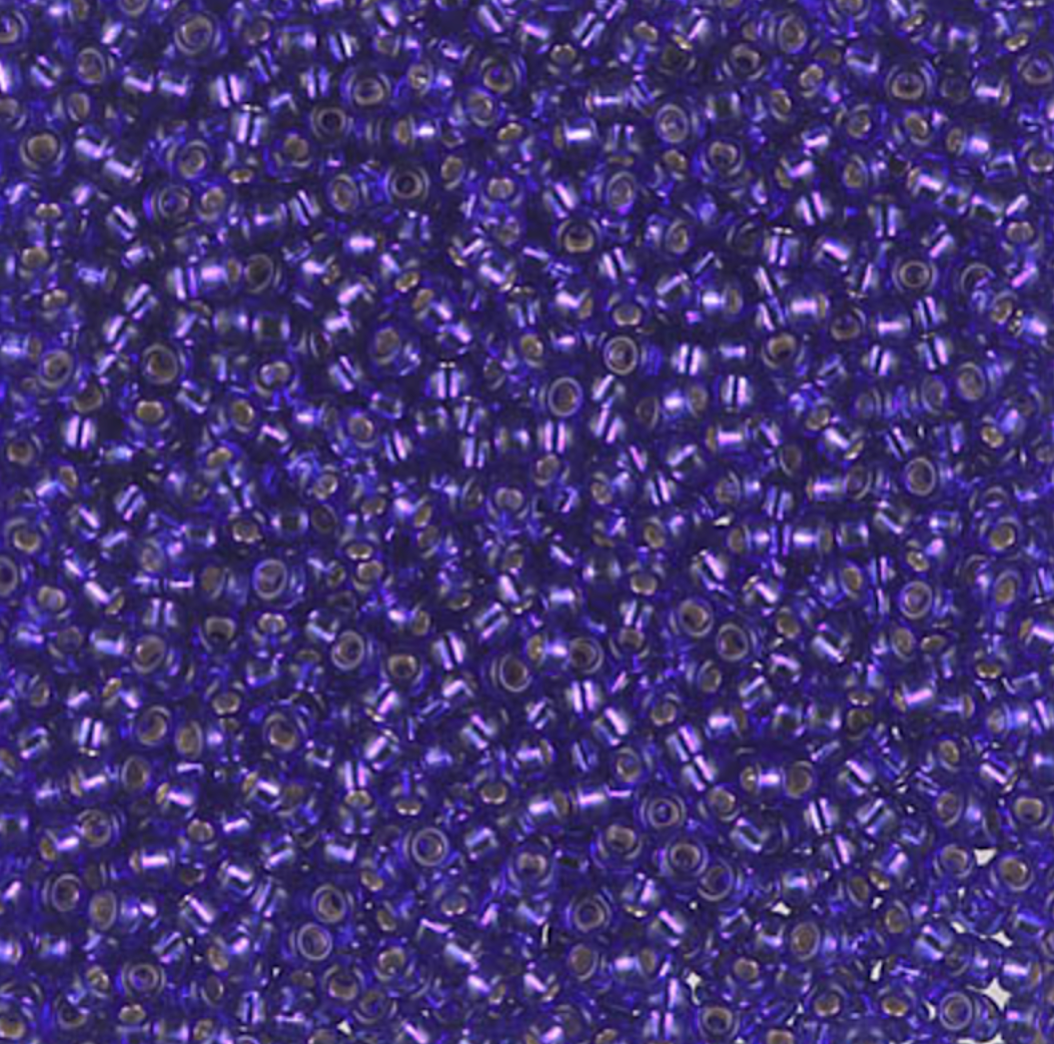 Dyed Silver Lined Red Violet 11-1446 Miyuki 11/0 Round Japanese Seed Beads 20 grams