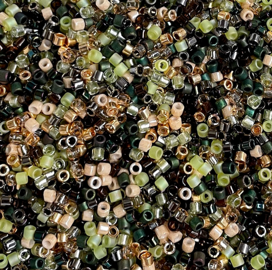 Earth Tone Mix DBM-mix07 Miyuki Delica 10/0 Japanese Cylinder Beads 10 grams